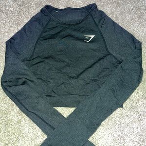 XS Cropped Long Sleeve Top